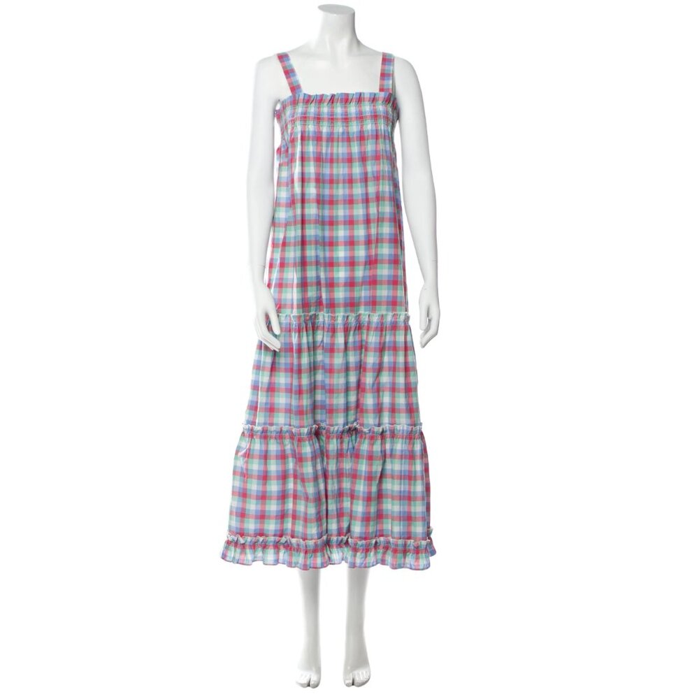 Kate Spade New York Plaid Maxi Dress